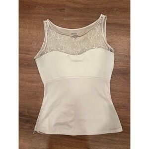 Spanx sleeveless lace top Large
